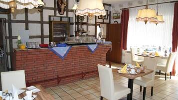 Daily buffet breakfast (EUR 12.90 per person)