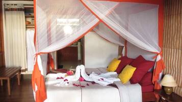 In-room safe, desk, blackout curtains, free cots/infant beds