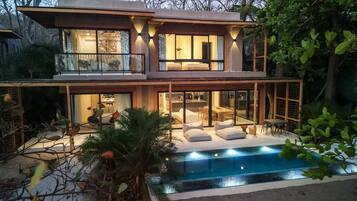 Villa Luxe, piscine privée, vue océan | 1 chambre, literie de qualité supérieure, matelas mémoire de forme