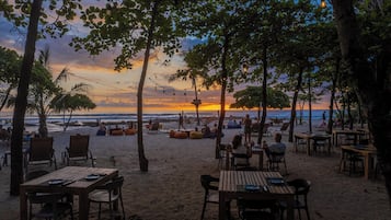 Breakfast, lunch served; local and international cuisine, beach views