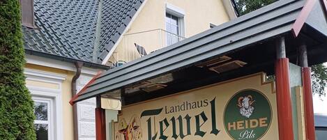 Fassade der Unterkunft