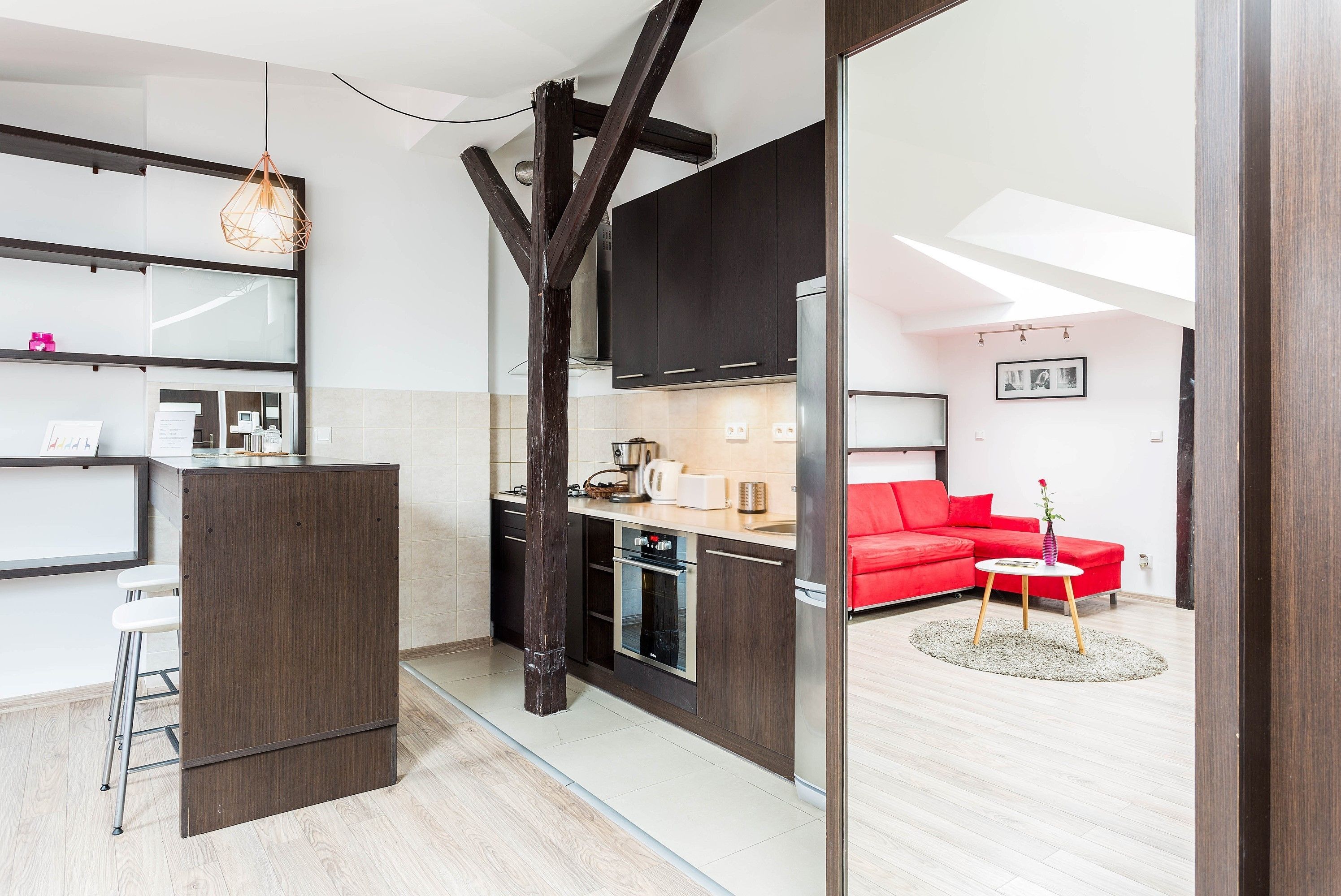 deluxe apartment | private kitchenette | fridge, stovetop, coffee/tea maker, electric kettle