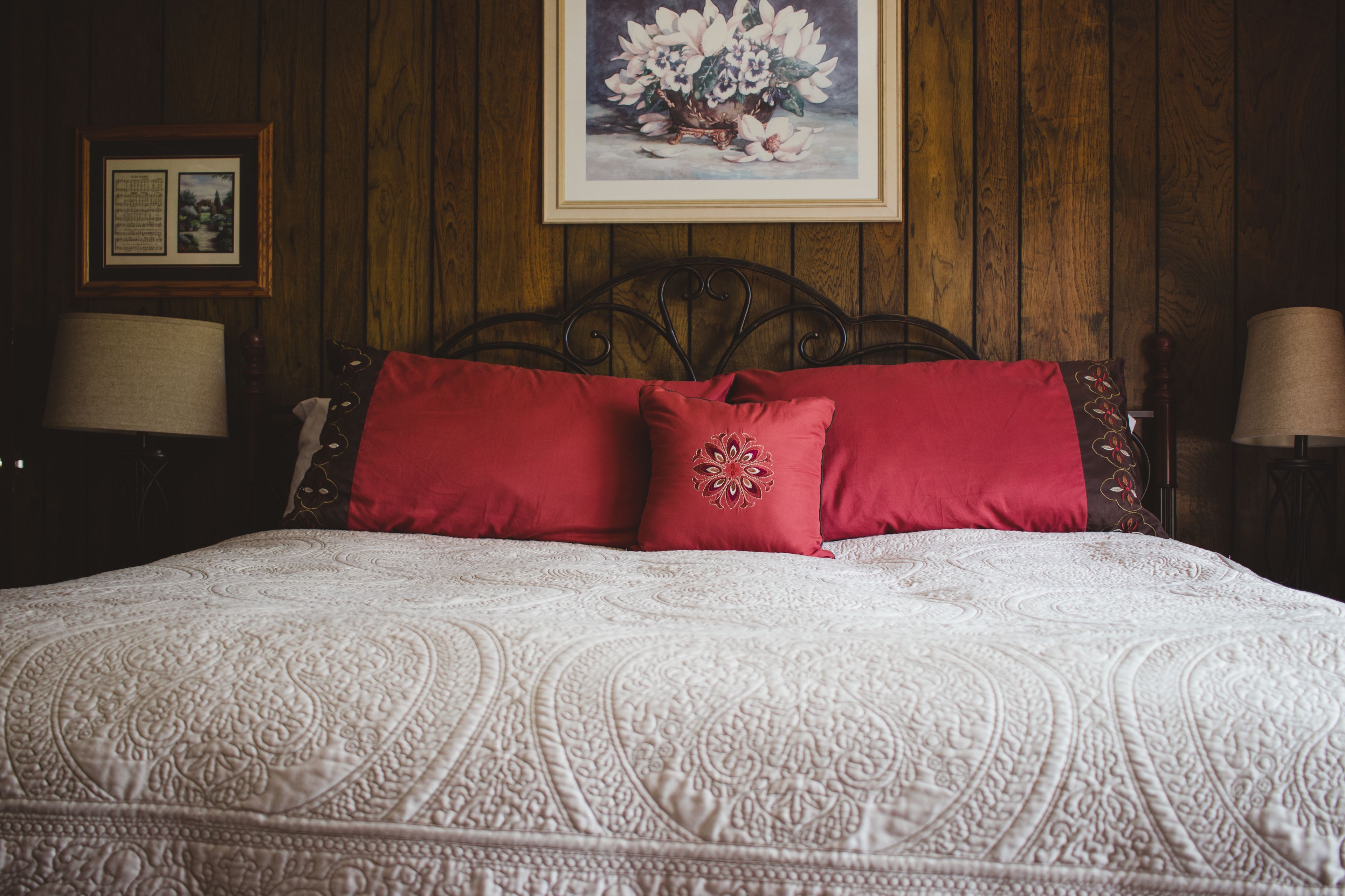 Egyptian cotton sheets, premium bedding, down duvets, memory-foam beds