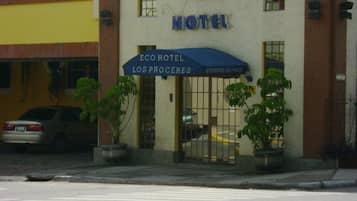 Entrada de la propiedad