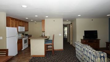 TV, fireplace, DVD player