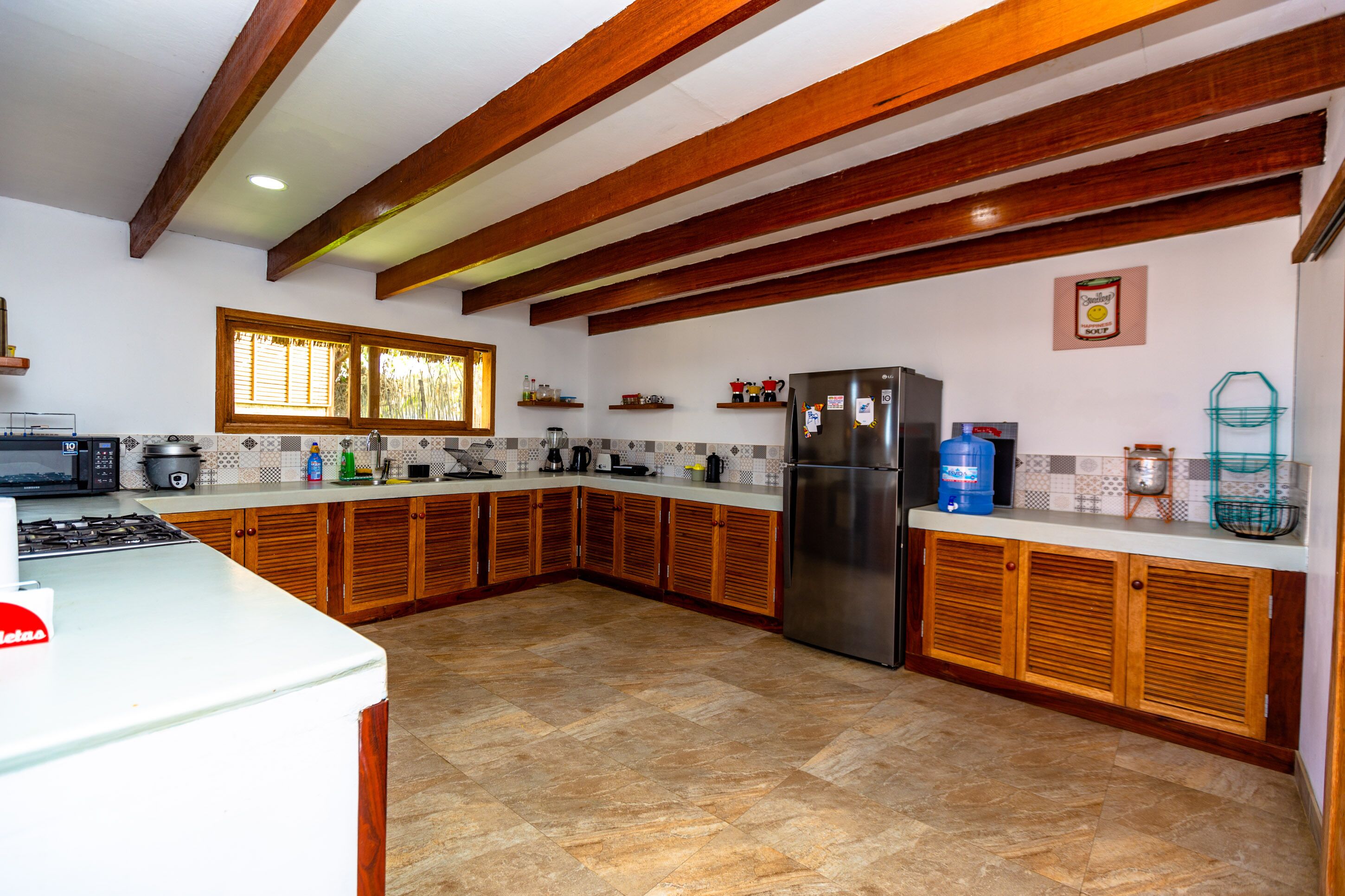 electric kettle, dining tables