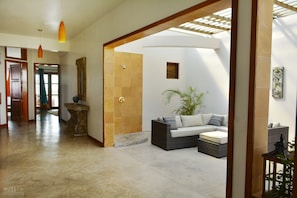Interior entrance