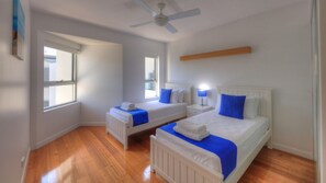 3 habitaciones, acceso a internet y ropa de cama 