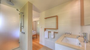 Shower - Maggies Beachfront Apt. 6 (Horseshoe Bay)