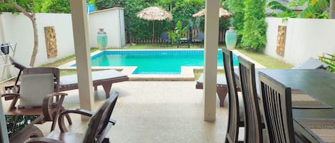 2-Bedroom Villa with Private Pool | Terrace/patio