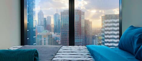 コンフォート アパートメント 2 ベッドルーム | 2 室のベッドルーム、遮光カーテン、アイロン / アイロン台、WiFi (無料)