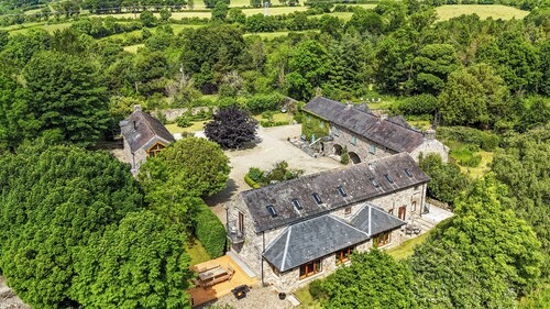 18. Jahrhundert Coachhouse in einem Hof