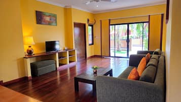 Two Bedroom Pool Access | Living area
