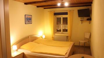 1 bedroom, travel crib, WiFi, bed sheets