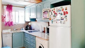 Fridge, stovetop, dishwasher