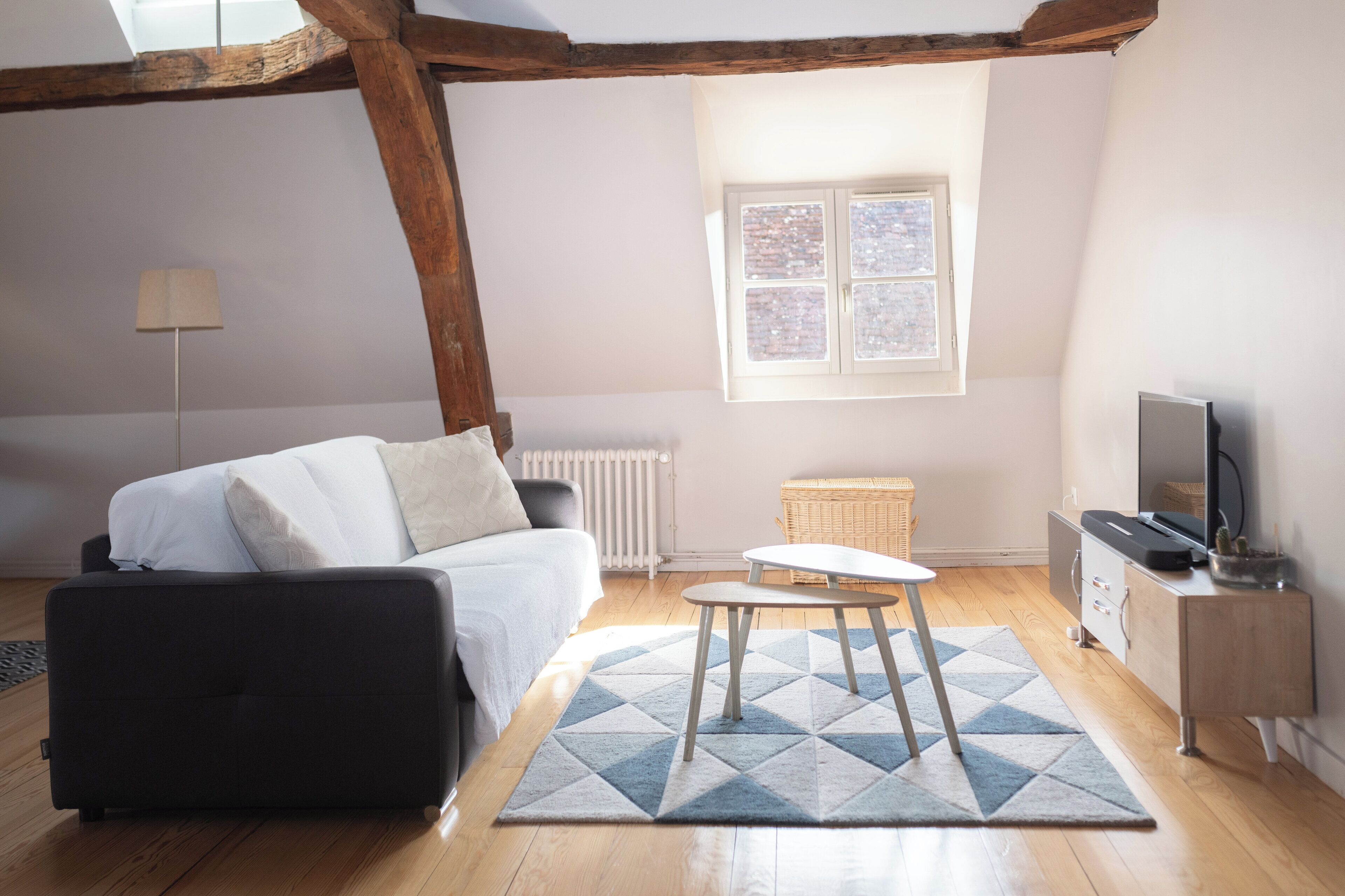 Fernseher, Kamin, Videospielkonsole, Bücher