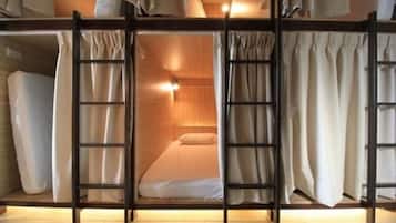 Premium bedding, blackout curtains, soundproofing, free WiFi