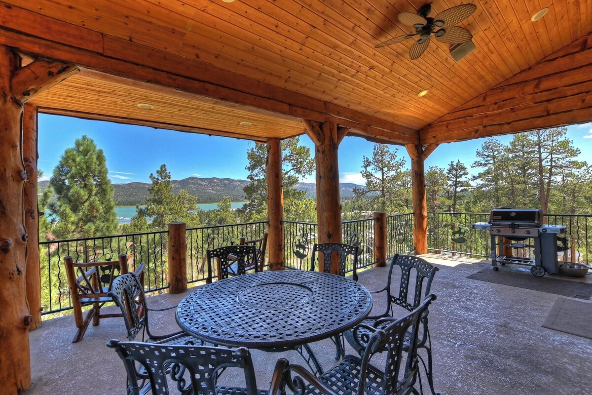 Photo 59 of Mountain Masterpiece by Destination Big Bear : High-End Custom Luxury Estate w/ Panoramic Lake Views! A/C! Game Room! Spa & more!