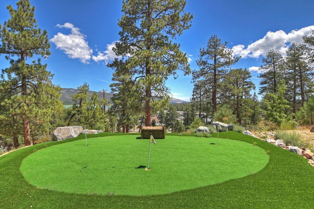Photo 64 of Mountain Masterpiece by Destination Big Bear : High-End Custom Luxury Estate w/ Panoramic Lake Views! A/C! Game Room! Spa & more!