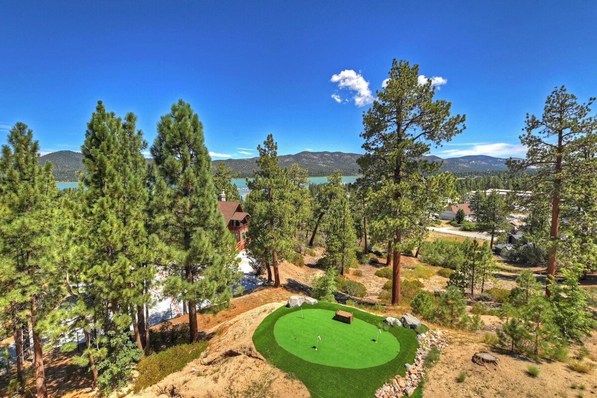 Photo 58 of Mountain Masterpiece by Destination Big Bear : High-End Custom Luxury Estate w/ Panoramic Lake Views! A/C! Game Room! Spa & more!