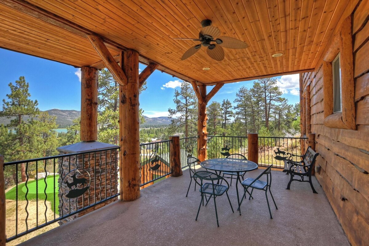 Photo 34 of Mountain Masterpiece by Destination Big Bear : High-End Custom Luxury Estate w/ Panoramic Lake Views! A/C! Game Room! Spa & more!