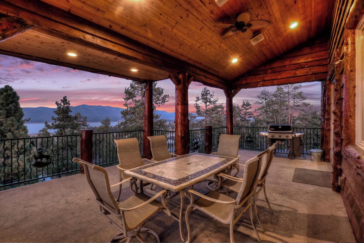 Photo 75 of Mountain Masterpiece by Destination Big Bear : High-End Custom Luxury Estate w/ Panoramic Lake Views! A/C! Game Room! Spa & more!