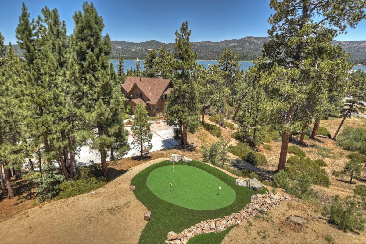 Photo 60 of Mountain Masterpiece by Destination Big Bear : High-End Custom Luxury Estate w/ Panoramic Lake Views! A/C! Game Room! Spa & more!