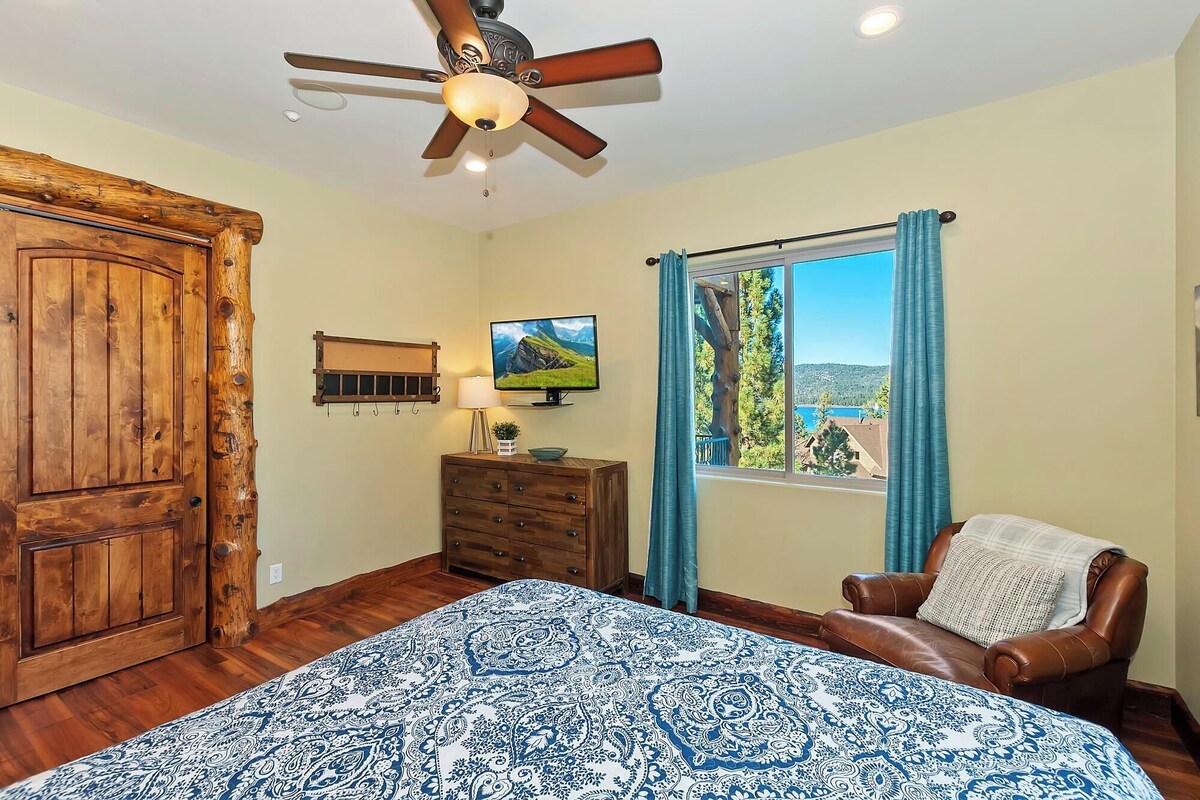 Photo 52 of Mountain Masterpiece by Destination Big Bear : High-End Custom Luxury Estate w/ Panoramic Lake Views! A/C! Game Room! Spa & more!