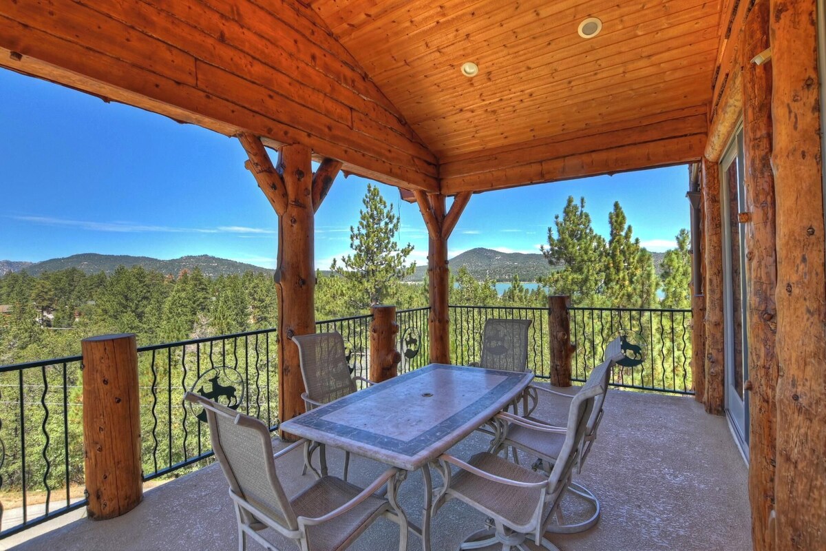 Photo 78 of Mountain Masterpiece by Destination Big Bear : High-End Custom Luxury Estate w/ Panoramic Lake Views! A/C! Game Room! Spa & more!