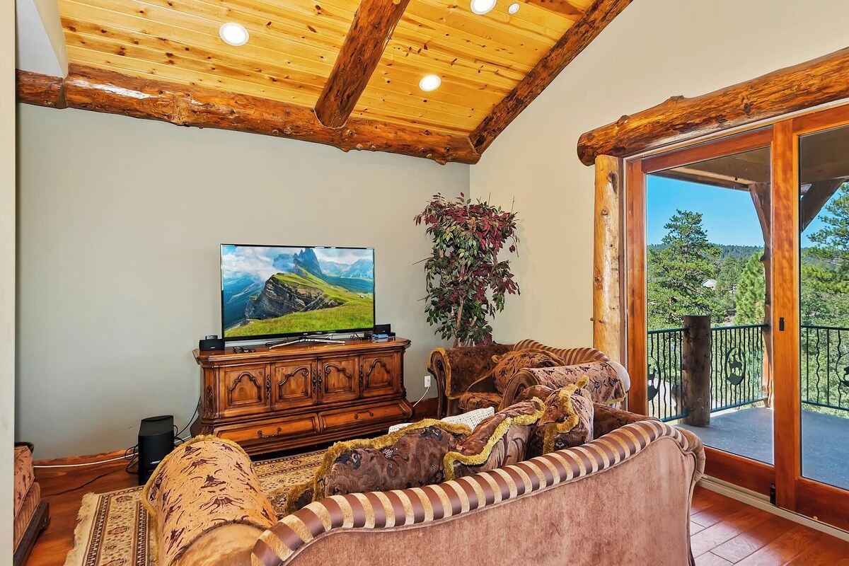 Photo 13 of Mountain Masterpiece by Destination Big Bear : High-End Custom Luxury Estate w/ Panoramic Lake Views! A/C! Game Room! Spa & more!