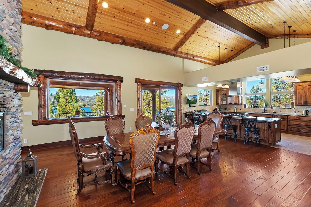 Photo 18 of Mountain Masterpiece by Destination Big Bear : High-End Custom Luxury Estate w/ Panoramic Lake Views! A/C! Game Room! Spa & more!