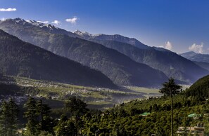 Vista a la montaña