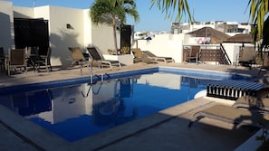 Outdoor pool - Spectacular two level penthouse 850' to the beach and 1.5 blocks to 5th Ave. (Playa Del Carmen)