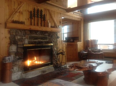 Water front, Log Cabin, Mountain Views, ATV Trails, hiking, fishing, creek front