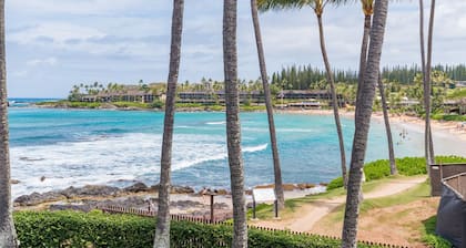 Oceanfront Studio A204 mit herrlichem Meerblick mit Blick auf Napili Bay