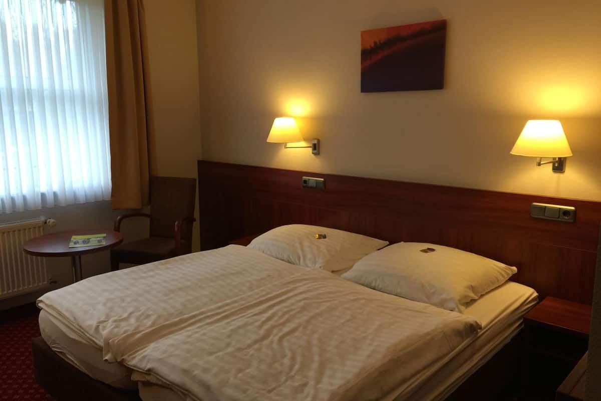 desk, iron/ironing board, free wifi, bed sheets