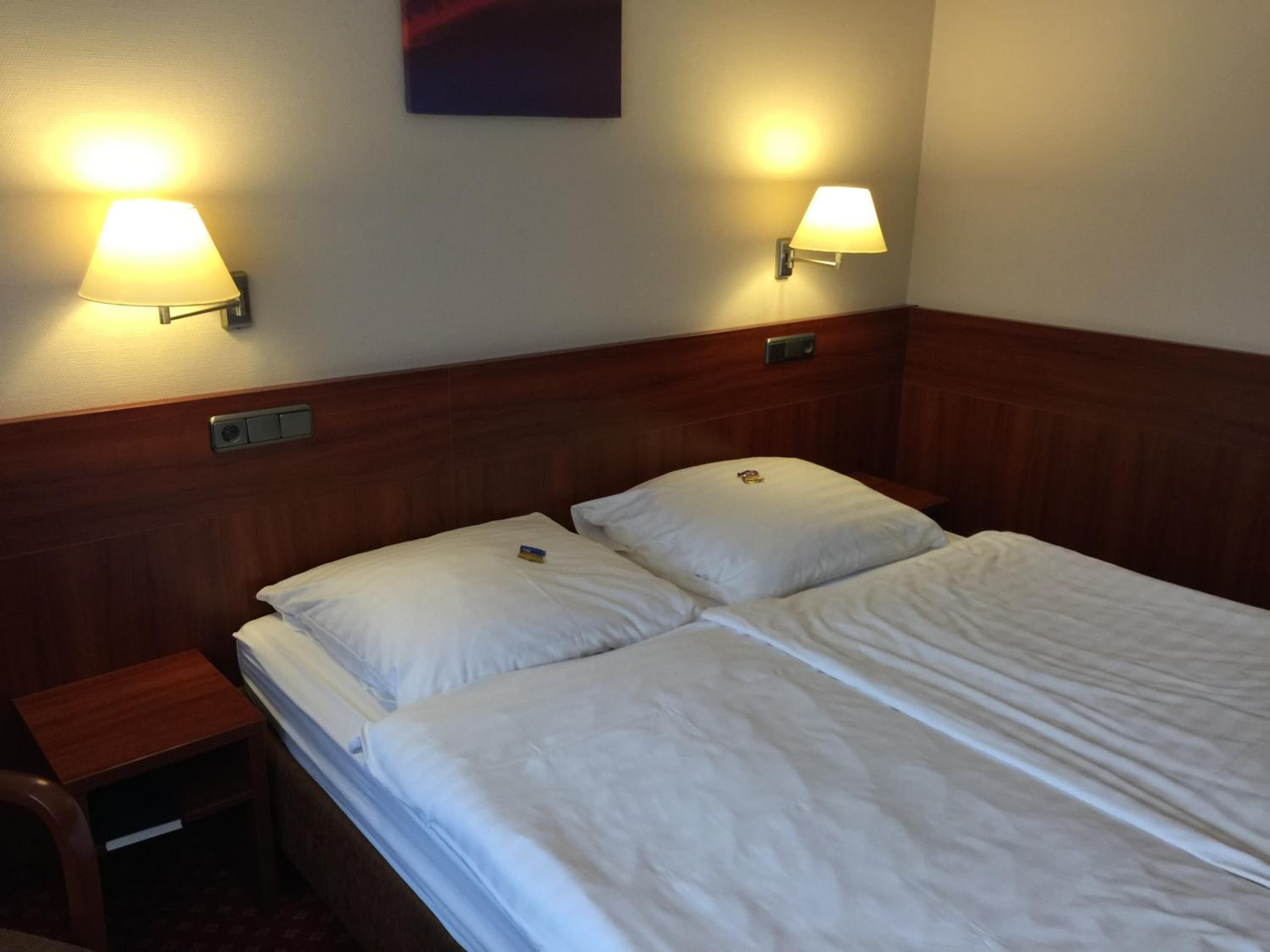 desk, iron/ironing board, free wifi, bed sheets