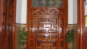 Entrada de l'allotjament