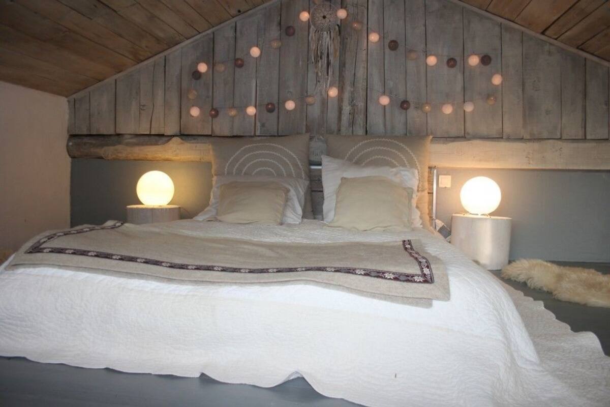 Cottage (Le Mazot) | Biancheria da letto di alta qualità, una cassaforte in camera