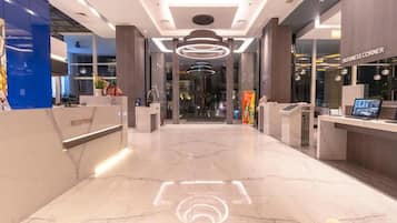 Check-in/check-out kiosk