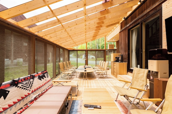 Deluxe-feriehus - terrasse (3LDK - Pet friendly) | Terrasse/gårdhave