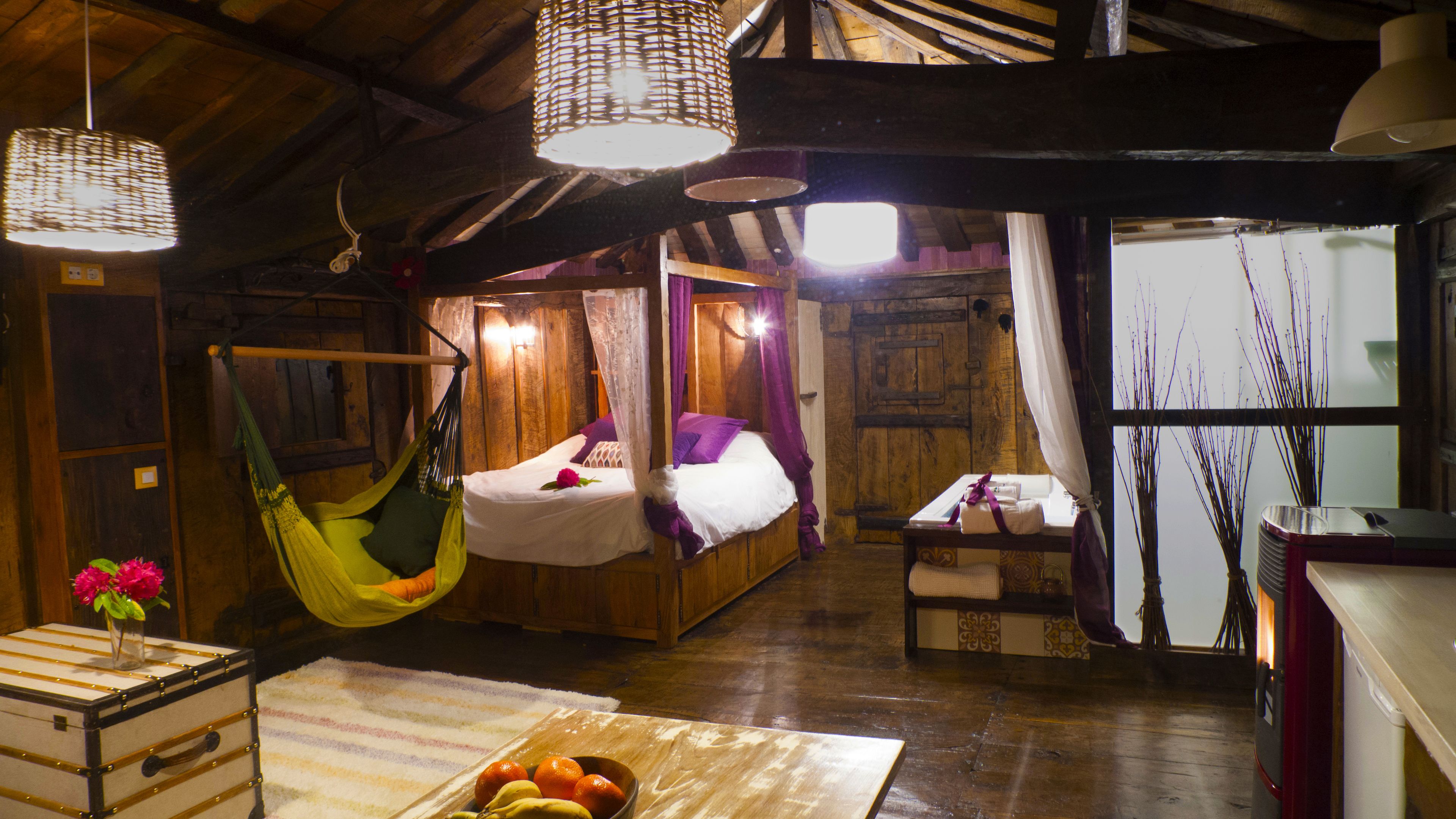 Deluxe Loft, Jetted Tub | Living area | Smart TV