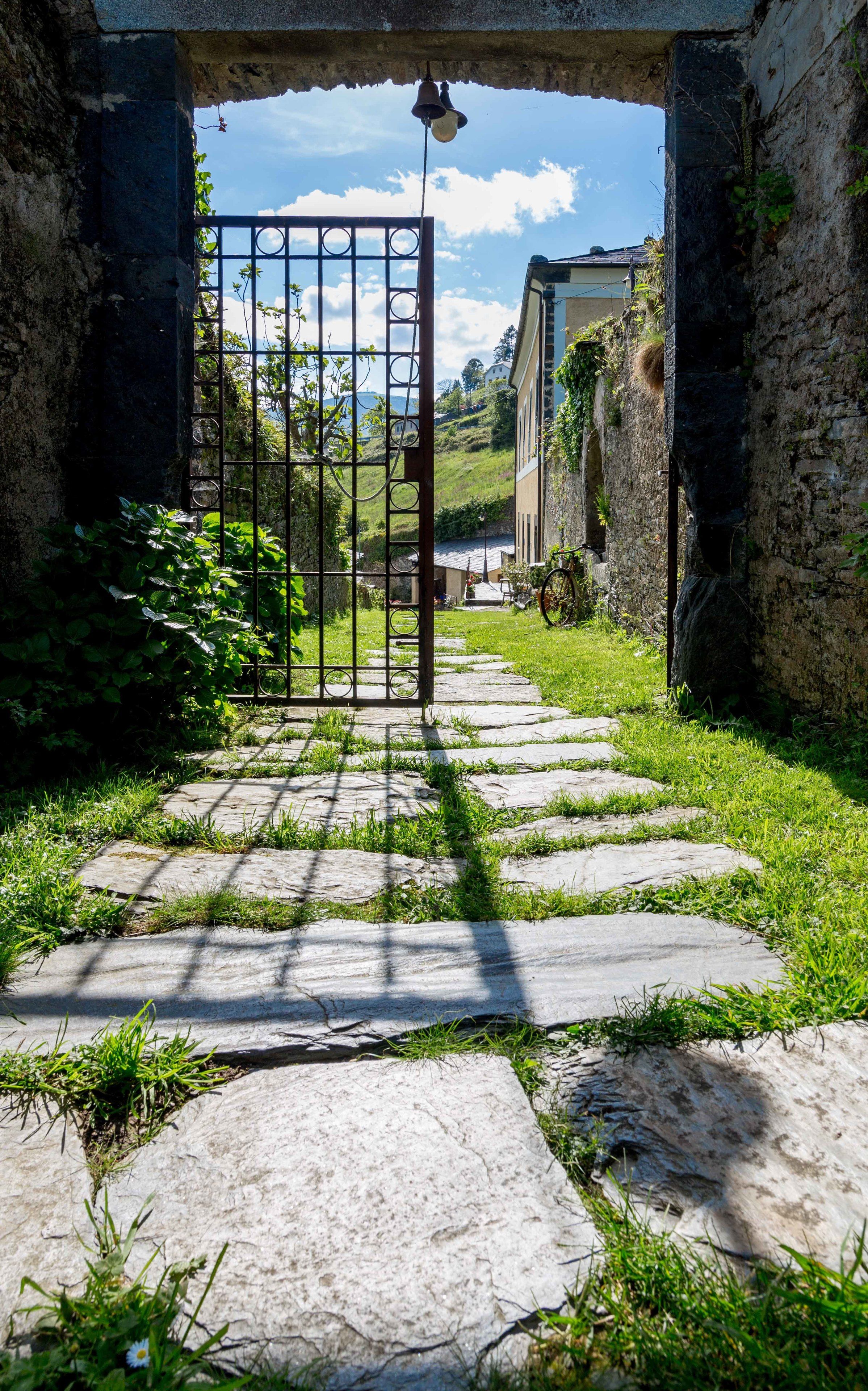 Entrada al alojamiento