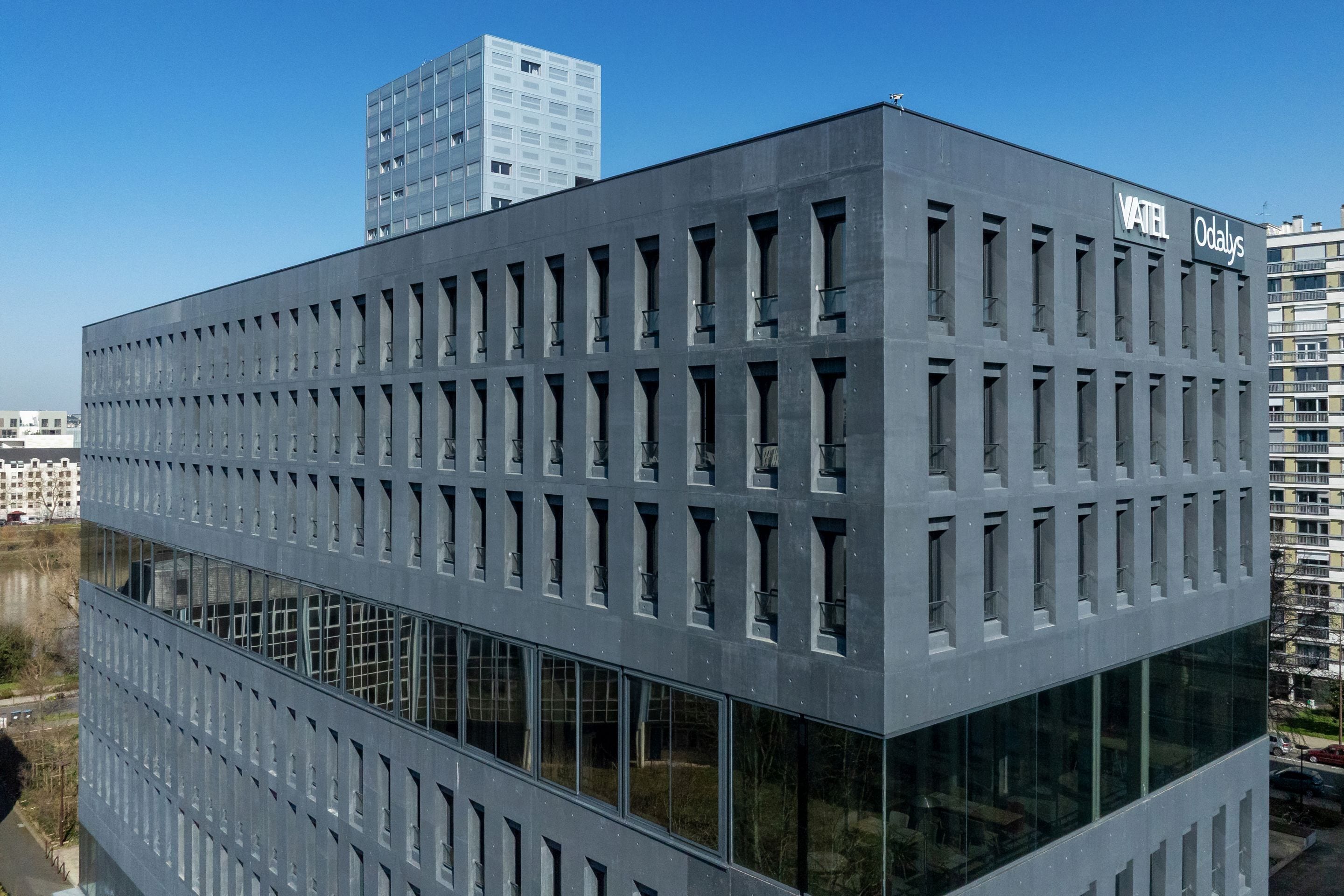Voorkant van accommodatie