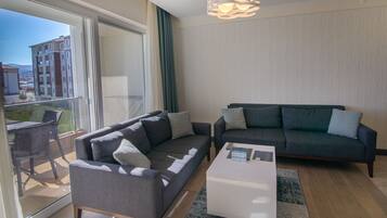 Familienapartment, 2 Schlafzimmer, Gartenblick | Ausblick vom Zimmer