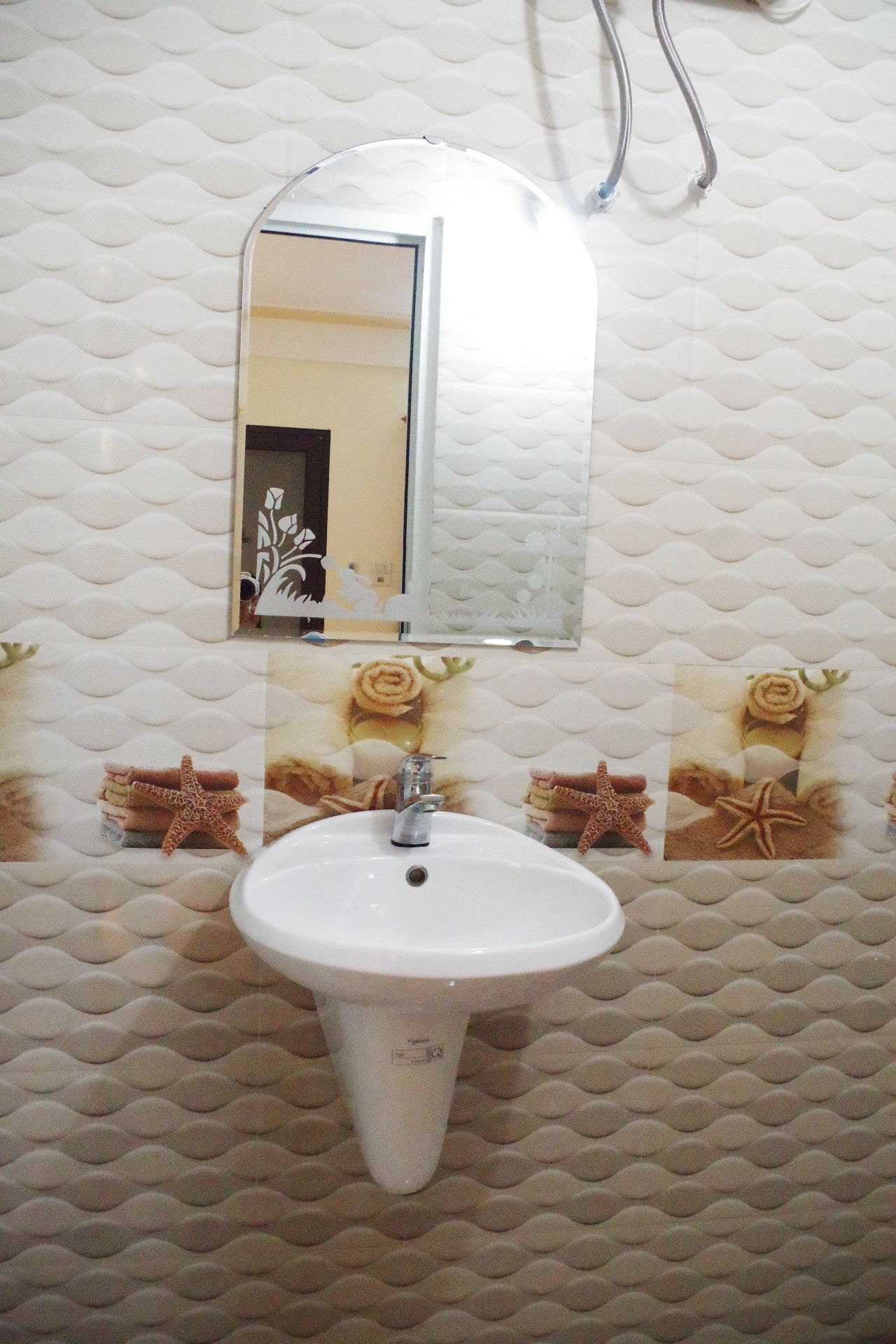 double or twin room | bathroom | shower, hair dryer, slippers, towels