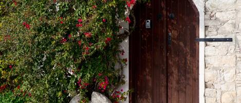 Entrada de la propiedad