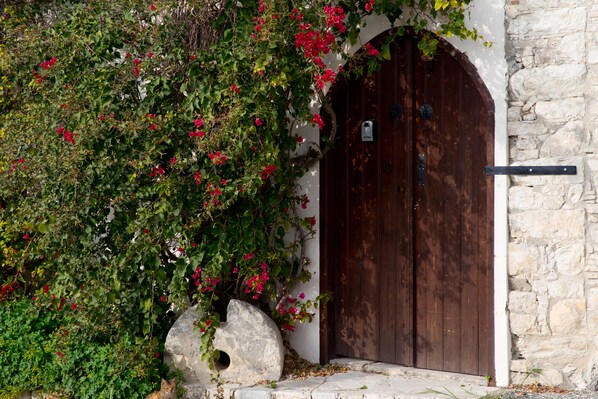 Entrada de la propiedad