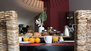 Kontinental frokost er inkludert hver dag