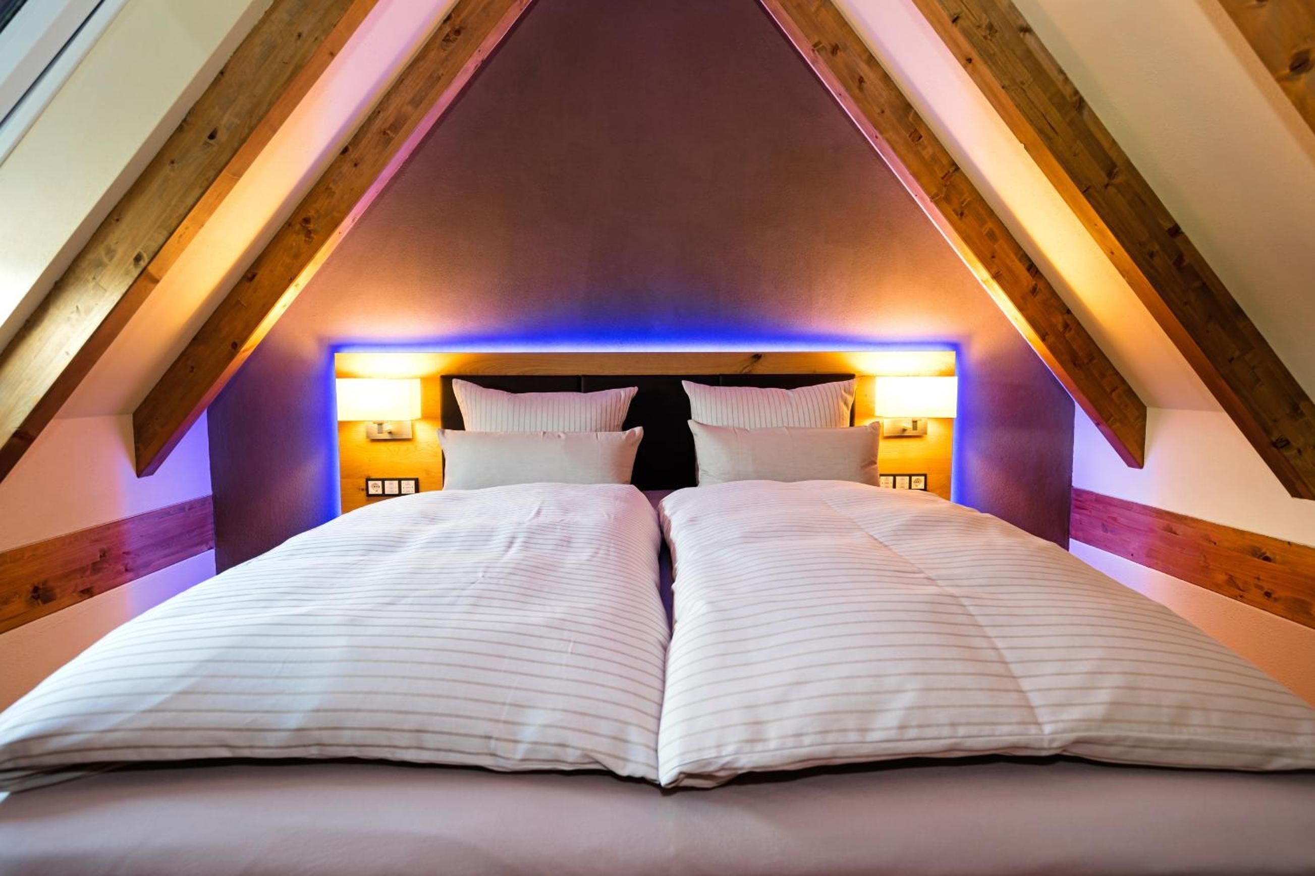 hypo-allergenic bedding, desk, laptop workspace, free wifi